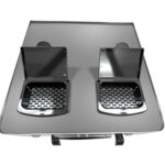 Komerciālais Dubultais Filtra Kafijas Automāts Manuālā Uzpilde ar 2 Vakuuma Krūkām | Adexa CBD02A2 - Image 3