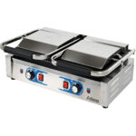 Izturīgs divu zonu Panini kontakta grils 3.6kW ar rievotu/gludu virsmu | Adexa MLP813B - Image 5