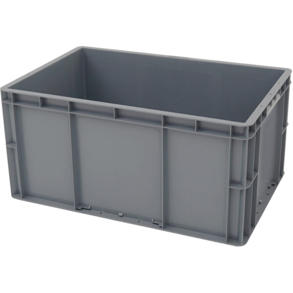 Plastmasas uzglabāšanas kaste 600x400x340mm pelēka | Adexa WHEU4633G