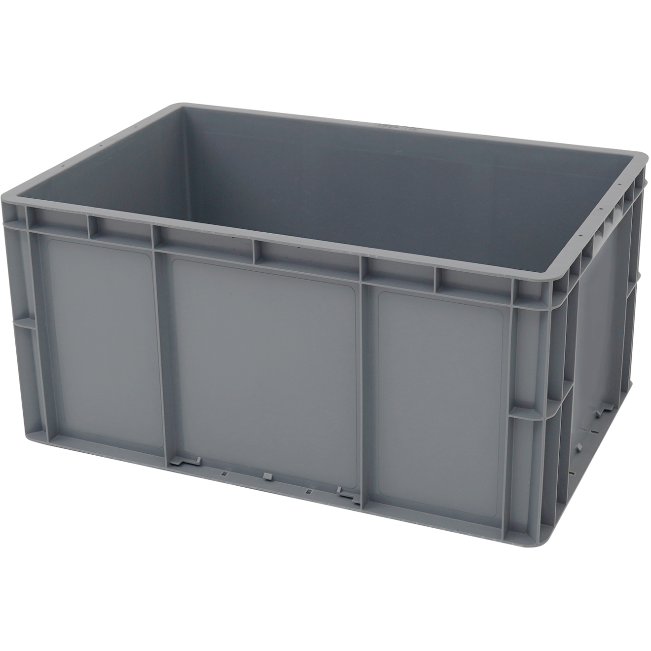 Plastmasas uzglabāšanas kaste 600x400x340mm pelēka | Adexa WHEU4633G Plastmasas uzglabāšanas kaste 600x400x340mm pelēka | Adexa WHEU4633G - Image 1