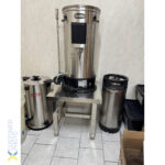 Komercaprīkojuma statīvs / Zema augstuma galds Nerūsējošais tērauds 450x450x400mm | Adexa WHPS4545 - Image 4