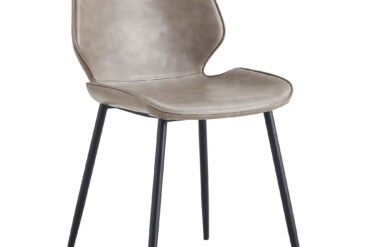 Side Dining Chair PU ādas sēdeklis Dabīgs | Adexa GSYH003N