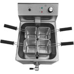 Elektriska komerciāla pastas katls 4 grozi 12 litri 3kW Izplūdes krāns | Adexa VAPC4 - Image 2