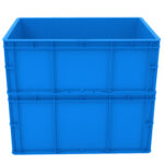 Plastmasas uzglabāšanas kaste 600x400x290mm zila | Adexa WHEU4628B - Image 5