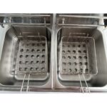 Komercijas elektriskā fritiere 2x6 l, 5kW, galda | Adexa IEF82 - Image 3