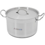 Nerūsējošā tērauda trauku komplekts 5 gab. Katli, sautējuma panna, cepamā panna | Adexa SESPC8A - Image 5