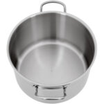 Nerūsējošā tērauda trauku komplekts 5 gab. Katli, sautējuma panna, cepamā panna | Adexa SESPC8A - Image 6