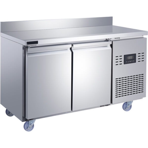 Komercsaldētava ar augšējo malu 2 durvis 1350x700x950mm | Adexa T147FBL2