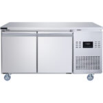 Komerciskais ledusskapis ar 2 durvīm 1350x700x850mm | Adexa T147RL2 - Image 2