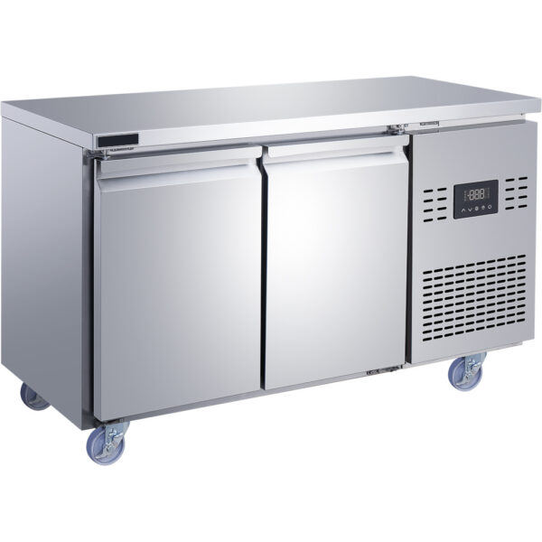Komerciskais ledusskapis ar 2 durvīm 1350x700x850mm | Adexa T147RL2