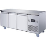 Komerciālais ledusskapis ar 3 durvīm 1795x700x850mm | Adexa T187FL3 - Image 3