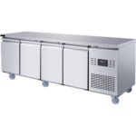 Komercijas ledusskapis ar 4 durvīm 2240x700x850mm | Adexa T227FL4 - Image 3