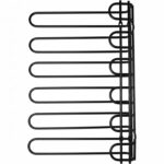 Vīna glāžu turētājs melns griestu stiprinājums Garums 450 mm 20 vīna glāzes | Adexa WGR5B - Image 2