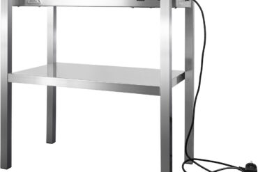 Komerciālais apsildāmais virtuves statīvs 2 līmeņi Nerūsējošais tērauds 1800x335x700mm | Adexa WHESP1803470