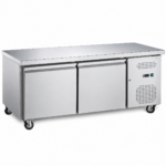 Profesionāls zema ledusskapja counters / Šefpavāra bāze 2 durvis 1360x700x650mm | Adexa BASE21