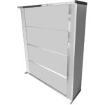 Komerciāla salu izplūdes pārsegs no nerūsējošā tērauda 1500x1300x350mm | Adexa CH20150S - Image 2