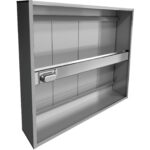 Komerciāla salu izplūdes pārsegs no nerūsējošā tērauda 1500x1300x350mm | Adexa CH20150S