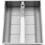 Komerciāla salu izplūdes pārsegs no nerūsējošā tērauda 1500x1300x350mm | Adexa CH20150S - Image 4