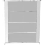 Komerciāla salu izplūdes pārsegs no nerūsējošā tērauda 1500x1300x350mm | Adexa CH20150S - Image 5