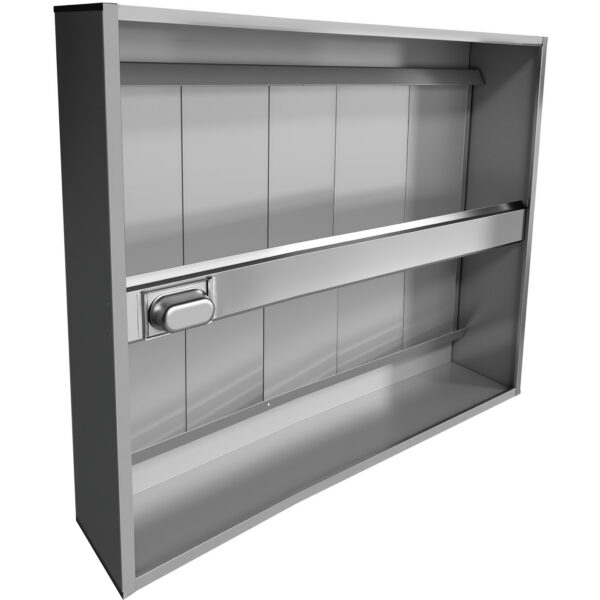 Komercijas salas izplūdes pārsegs nerūsējošā tērauda 2000x1300x350mm | Adexa CH20200S