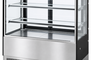 Kūku letes vitrīna 1000x700x1200mm 2 plaukti Spoguļa priekšpuse LED | Adexa GN1000RF2