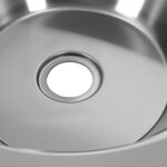 Roku mazgāšanas izlietnes stūra vienība Nerūsējošais tērauds Sienas stiprinājums 40mm aizsargpaneļa | Adexa WBR50B - Image 5