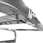 Pan ratiņi ar augšējo plauktu 10x600x400mm paplātēm Nerūsējošais tērauds 465x620x1725mm Slāņu attālums 145mm | Adexa WHDBC10 - Image 9