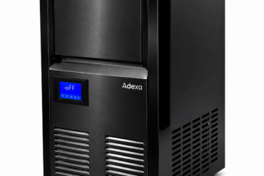 Komerciāla ledus kubu mašīna Caurspīdīgs ledus Atsevišķi kubi 30kg/24h Melna Digitālā vadība | Adexa GI30BD