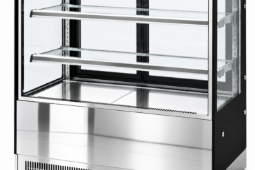 Kūku letes vitrīna 1000x700x1200mm 2 plaukti Spoguļa priekšpuse LED | Adexa GN1000RF2