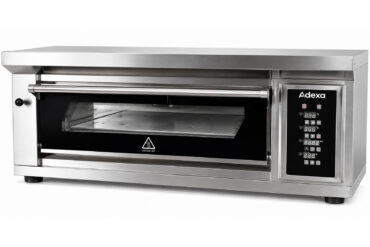 Ceptuves krāsns Elektriskā 1 kamera 2 x 400x600mm plaukti 400°C Digitālā vadība 6.6kW 220V | Adexa HTD20KI