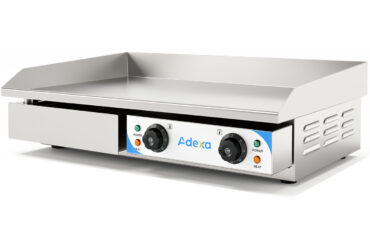 Komercijas Gludā Grila Plāksne 730x470x240mm 4.4kW Elektriskā | Adexa IWG820