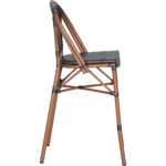Bistro bāra krēsls Rattan Brūns Tumšs rāmis Āra un iekštelpām | Adexa 2111BBROWND - Image 3