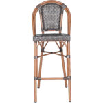 Bistro bāra krēsls Rattan Brūns Tumšs rāmis Āra un iekštelpām | Adexa 2111BBROWND - Image 5