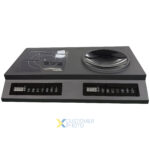 Komerciālā indukcijas plīts un vokpanna komplekts 2 x 3,5 kW | Adexa CA003 - Image 2