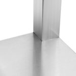 Premium komerciāls darba galds nerūsējošā tērauda apakšējā plaukta 600x700x900mm | Adexa DWT6070WO - Image 3