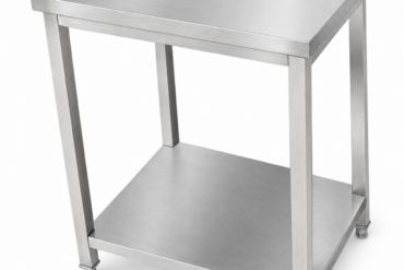 Premium komerciālais darba galds Nerūsējošā tērauda Apakšējā plaukts 1000x700x900mm | Adexa DWT10070WO
