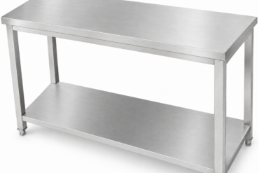 Premium komerciālais darba galds Nerūsējošais tērauds Apakšējā plaukta 1600x700x900mm | Adexa DWT16070WO