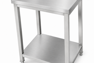 Premium komerciāls darba galds Nerūsējošais tērauds Apakšējā plaukta 700x600x900mm | Adexa DWT7060WO