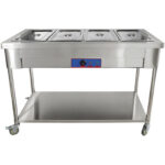 Mobilais Bain Marie ēdiena sildītājs 4xGN1/1 | Adexa PFT15070 - Image 2