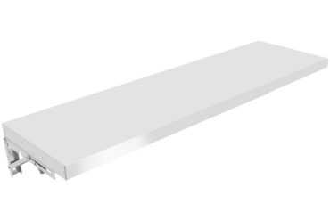 Salokāma sienas plaukts no nerūsējošā tērauda 1200x300x156mm | Adexa RTW41230