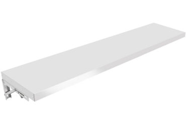 Salokāma sienas plaukts no nerūsējošā tērauda 2000x350x156mm | Adexa RTW4B2035